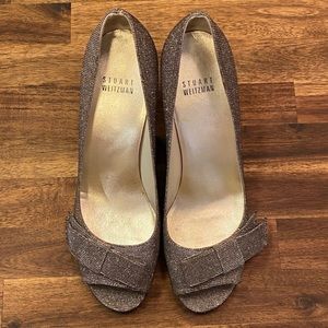 Stuart Weitzman bowover Pyrite heels